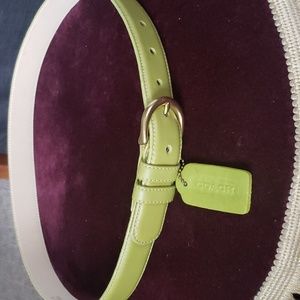 COACH LEATHER BELT